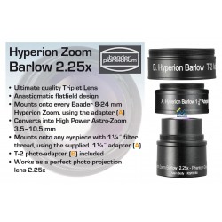 Baader Planetarium Hyperion Zoom 2.25x Barlow