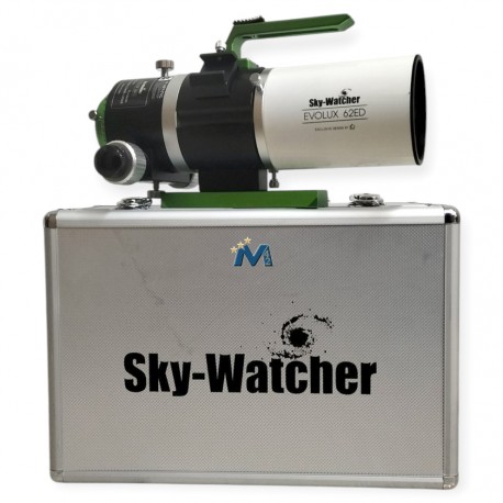 Usato: Sky-Watcher Evolux 62ED OTA + Riduttore/Spianatore + Maniglia