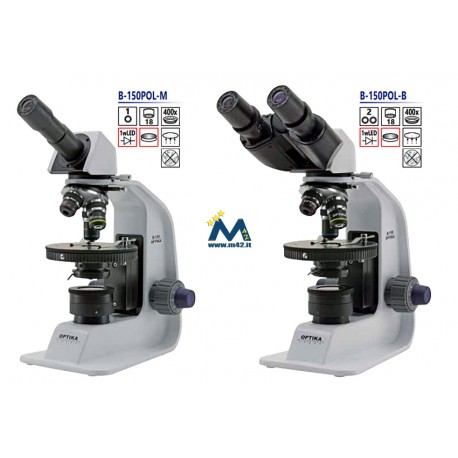 Optika Microscopio Polarizzante Serie B-150