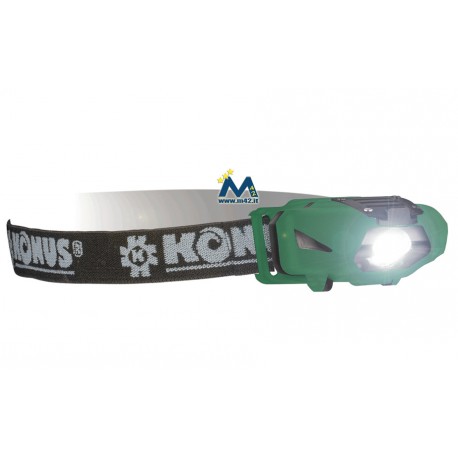 Lampada frontale Led bianco/rosso Konusflash-5