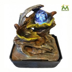 Fontana Feng Shui illuminata: Foglie