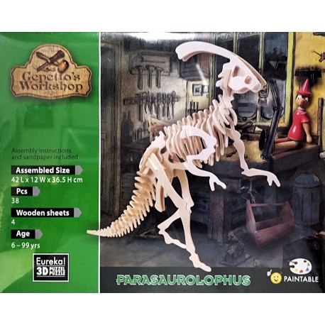 Puzzle in legno: Parasaurolophus