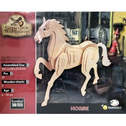 Puzzle Cavallo in legno