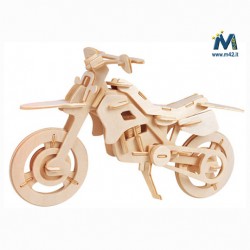Puzzle Moto in legno